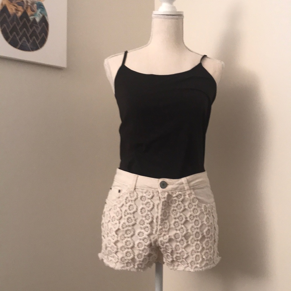 Never worn lace shorts!